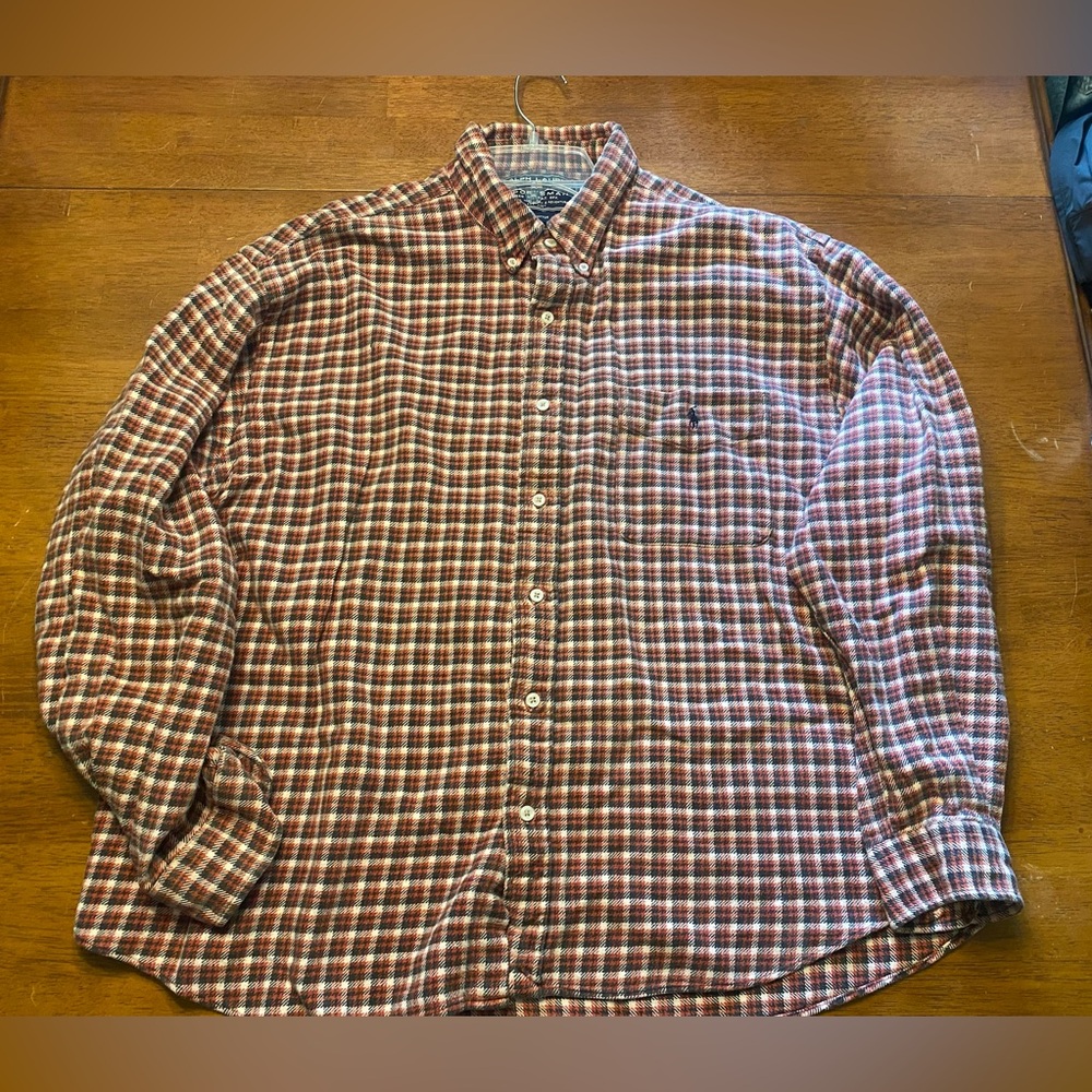 VTG Ralph Lauren Sportsman Flannel Button Down - Picture 4 of 6